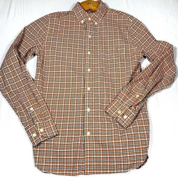 Fossil Other - Fossil Plaid Multi-Color Button Up Cotton Men’s Shirt Size Small
